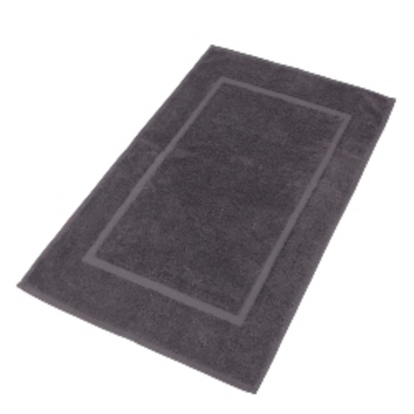 Comfy Bath Mat, Terry Towelling, 100% Cotton, Slate Grey, Spa, Hotel, Home, BC SoftWear